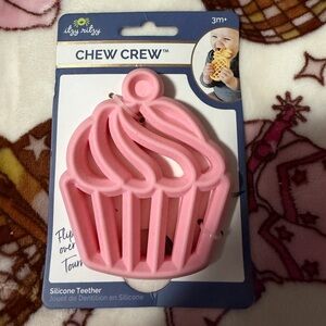 Itzy Ritzy Pink Cupcake Teether